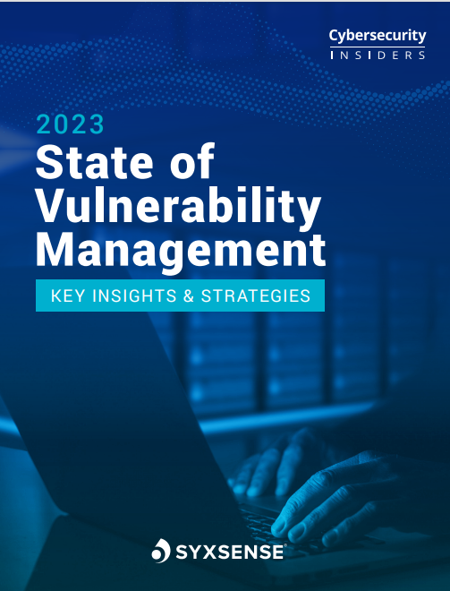 2023 state of vulnerability management report cover