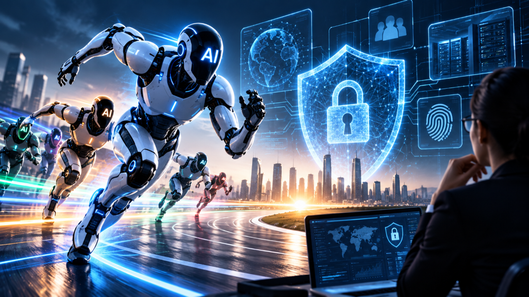 Frontier AI race reshapes security and trust as attackers and defenders face compressed timelines; European Commission focuses on advanced AI and cyber resilience