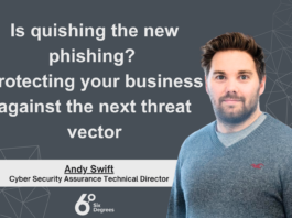 Cybersecurity talk on quishing and threat vectors