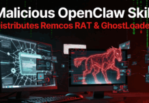 Malicious OpenClaw Skill Distributes Remcos RAT and GhostLoader