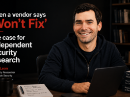 When a vendor says ‘Won’t Fix’: the case for independent security research CSI-joe-leon-cyber