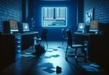 Cybersecurity-Horror-Scene