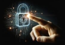 Digital lock cybersecurity and data protection”