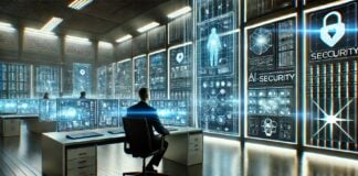 A single professional in a high tech security