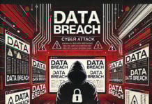 HSBC USA caught in data breach controversy after Cyber Attack Hacker illustration showing massive data breach alert