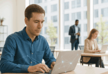 You Can’t Protect What You Can’t See: Inside Fortra’s Data Security Posture Strategy man work on mac book