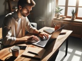 AWS offers Information Security Incident Response to curtail cyber attacks Focused professional working remotely on laptop