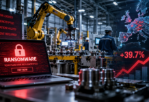 Manufacturing Ransomware Attacks Surge Nearly 40% as Mid-Market and European Victims Rise