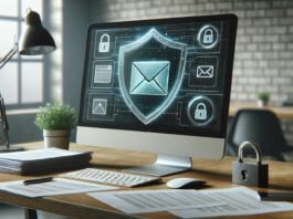 Email cybersecurity protection on modern desktop
