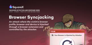 SquareX Discloses “Browser Syncjacking” , a New Attack Technique that Provides Full Browser and Device Control, Putting Millions at Risk SquareX Browser Syncjacking attack illustration