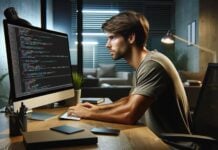 The platform patchwork holding MSPs back from growth Programmer coding on desktop in modern workspace