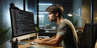 The platform patchwork holding MSPs back from growth Programmer coding on desktop in modern workspace