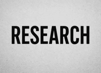 Cyber Insurance claims tripled in UK in 2024 Bold black typography spelling RESEARCH on gray wall