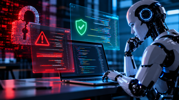 Robot-Analyzing-Cybersecurity-Holograms
