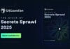 GitGuardian report cover titled Secrets Sprawl