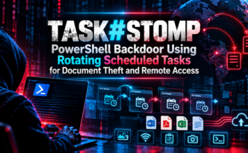 Securonix Uncovers TASK#STOMP PowerShell Backdoor Using Rotating Scheduled Tasks for Document Theft and Remote Access