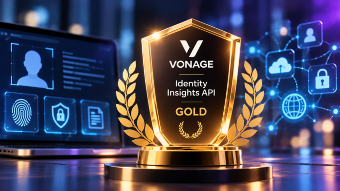 Vonage-Identity-Insights-Gold-Award