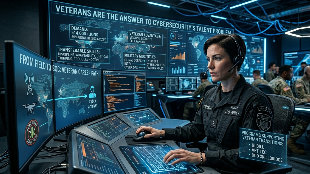 Why Veterans Are the Answer to Cybersecurity’s Talent Problem