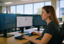 ShinyHunters Exploits Oracle PeopleSoft Zero-Day in 100-Org Wave: Check Point June 15 Threat Intelligence A woman sits at a desk in a bright, modern office