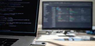 Unit 42: Edge Exploits Lead September 2026 Initial Access Vectors Close-up of a hardware security key being inserted into a laptop's USB-C slot on a brightly lit desk.