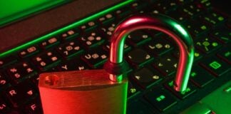 Locked-cybersecurity-keyboard