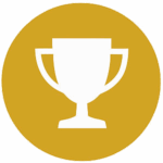 Icon of a trophy symbolizing award achievement